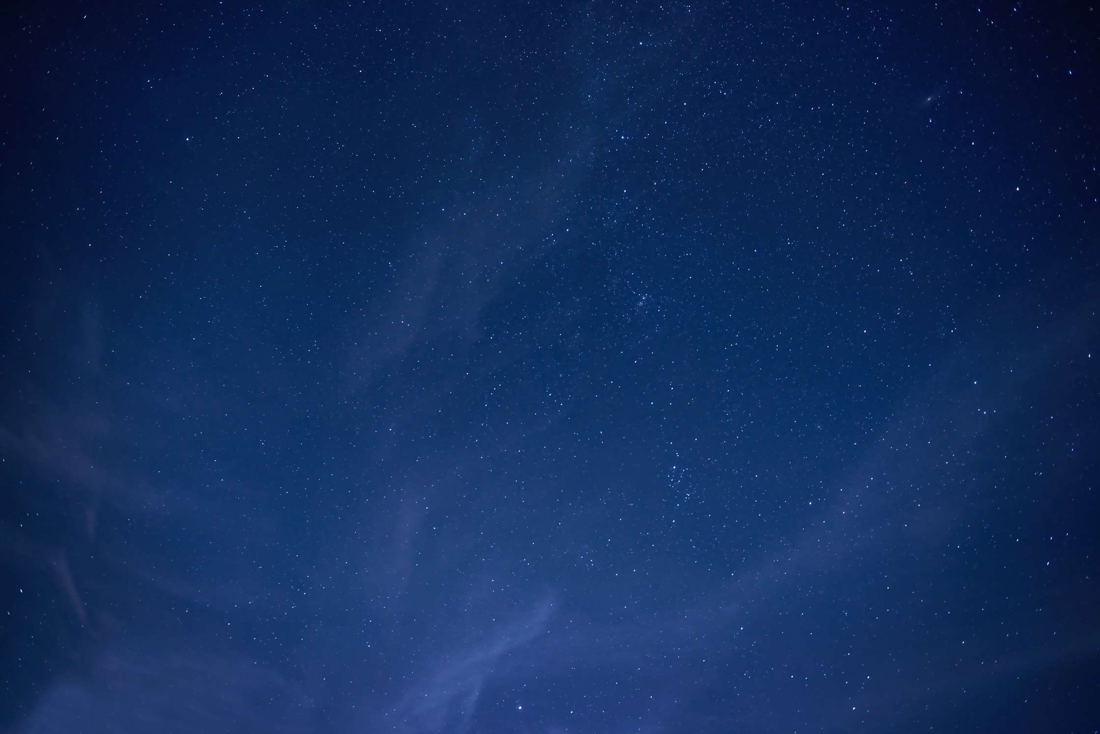 Blue Sky with Stars