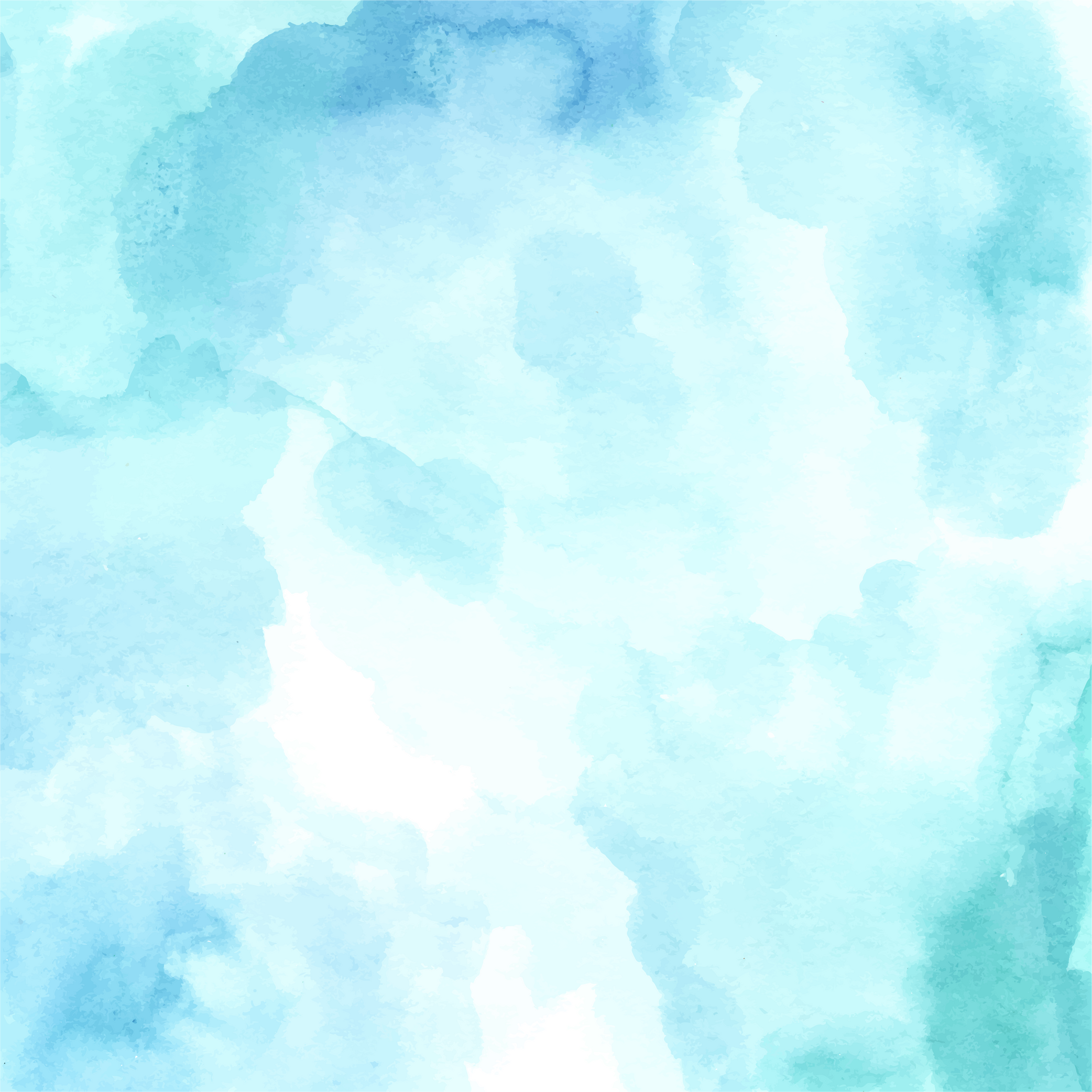 Watercolor turquoise background.